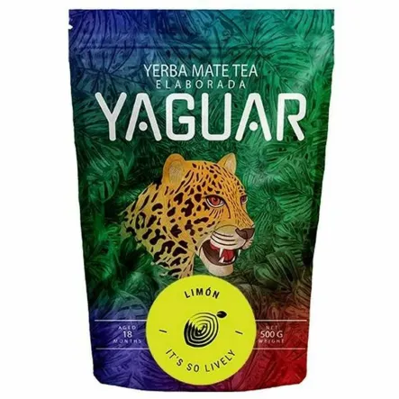 Yerba Mate Elaborada Limon 500 g - Yaguar