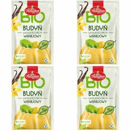 Zestaw 4 x Budyń Waniliowy Bezglutenowy Bio 40 g - Amylon