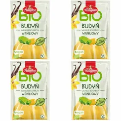 Zestaw 4 x Budyń Waniliowy Bezglutenowy Bio 40 g - Amylon