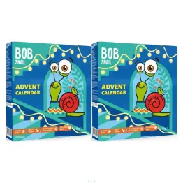 2 x Kalendarz Adwentowy Przekąski, Galaretki i Zabawki 97 g - Bob Snail