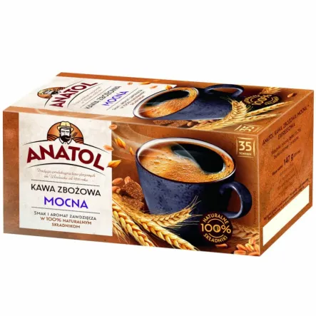 Kawa Zbożowa Mocna Expresowa 147 g (35 Sztuk) - Anatol
