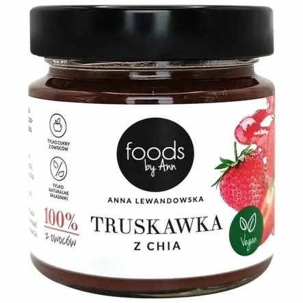 Dżem Truskawka z Chia 200 g - Foods by Ann
