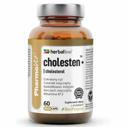 Herballine Cholesten+ 60 Kapsułek - Pharmovit