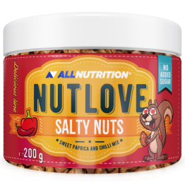 Nutlove Salty Nuts Mix Orzechów Słodka Papryka i Chilli 200 g Allnutrition