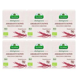 6 x Pieczywo Chrupkie Amarantusowe Bezglutenowe Bio 100 g - EkoWital