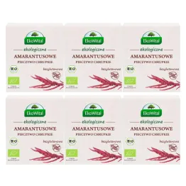 6 x Pieczywo Chrupkie Amarantusowe Bezglutenowe Bio 100 g - EkoWital