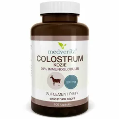 Colostrum Kozie 30% Immunoglobulin 100 Kapsułek - Medverita