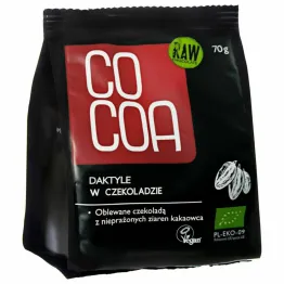 Daktyle w Surowej Czekoladzie Bio 70 g - Cocoa