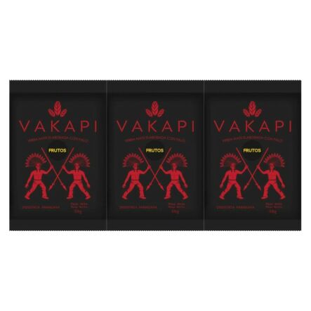 3 x Yerba Mate Vakapi Frutos 50 g