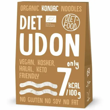 Makaron Shirataki Konjac Udon Bio 385 g (300 g) - Diet-Food