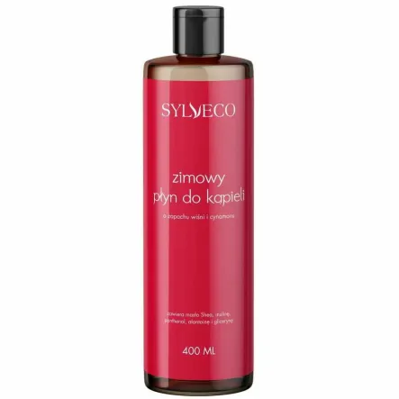 Zimowy Płyn do Kąpieli WIŚNIA & CYNAMON 400 ml - SYLVECO (data: 31.05.2026)