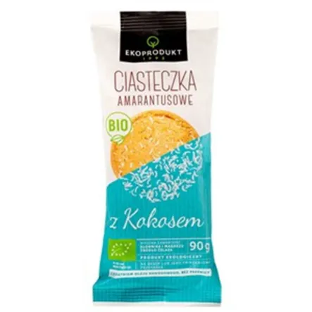 Ciasteczka Amarantusowe Z Kokosem Bio 90 G - Ekoprodukt 