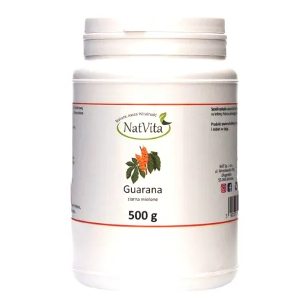 Guarana Mielona 500 g Natvita