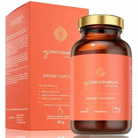 MyBestCOLOSTRUM Proszek o Smaku Malinowym 90 g - MyBestPharm