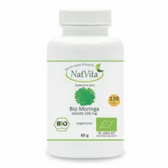 Moringa Bio  500 mg 120 sztuk - Natvita