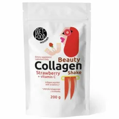 Kolagen Shake Beauty Truskawka 200 g - Diet-Food