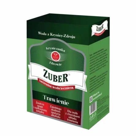 Zuber - Karton 3 l - Woda Lecznicza - Krynica