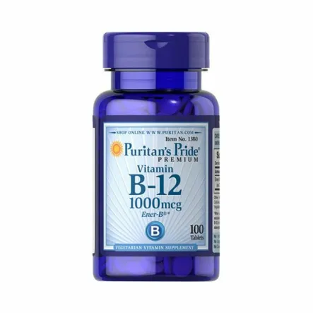 Witamina B-12 1000 mcg 100 Tabletek Puritan's Pride