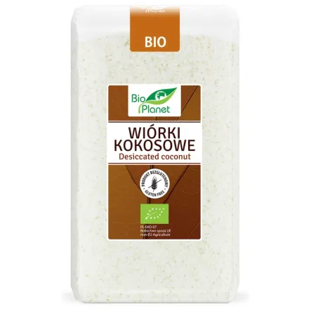 Wiórki Kokosowe Bezglutenowe Bio 500 g - Bio Planet