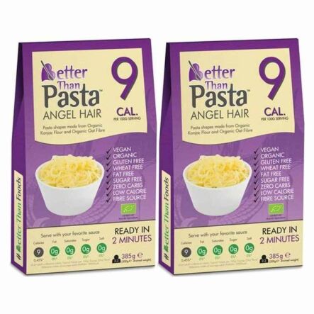 Zestaw 2 x Makaron Konjac Angel Hair Bio 385 g (300 g) -  Better Than Foods