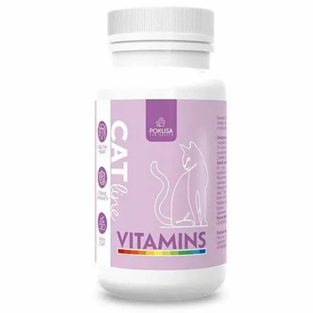 CatLine Vitamins Multiwitamina Dla Kota 90 Tabletek - Pokusa