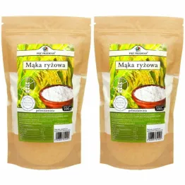 2 x Mąka Ryżowa Pełnoziarnista Bezglutenowa 500 g - Pięć Przemian