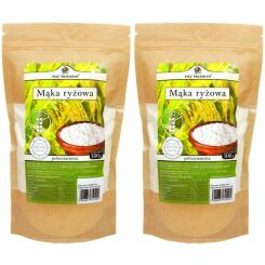 2 x Mąka Ryżowa Pełnoziarnista Bezglutenowa 500 g - Pięć Przemian