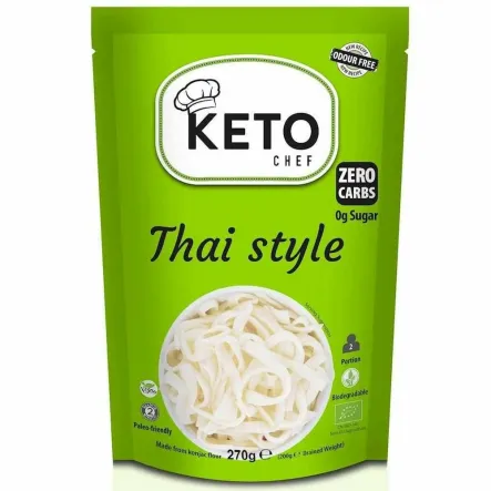 Makaron Konjac Thai Style Bio 270 g (200 g) - Keto Chef