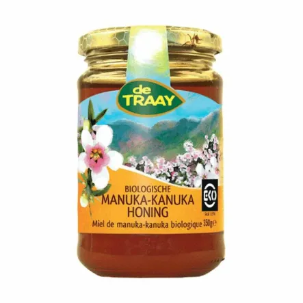 Miód Manuka - Kanuka MGO 85-100 Bio 350 g - De Traay