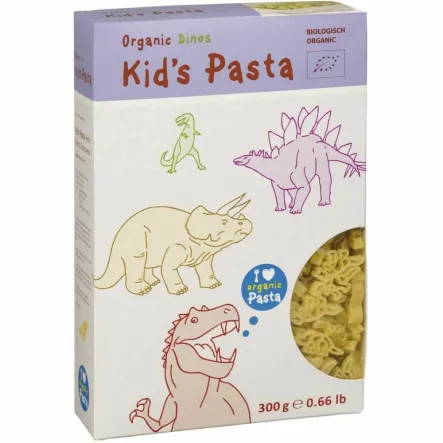 Makaron Dla Dzieci Dinozaury Bio 300 g - Alb-Gold