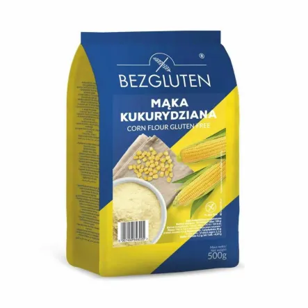 Mąka Kukurydziana Bezglutenowa 500 g - Bezgluten
