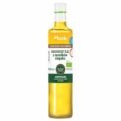 Olej z Zarodków Rzepaku Uniwersalny Tłoczony Na Zimno Bio 500 ml - Olandia