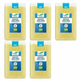 Zestaw 5 x Kasza Jaglana Bezglutenowa Bio 1 kg - Bio Planet