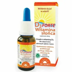 Witamina Słońca D3 Forte 20 ml - Dr Jacobs
