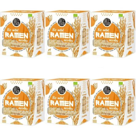 6 x Makaron Jaglany Ramen Bezglutenowy BIO 280 g (4 x 70 g) - Diet-Food