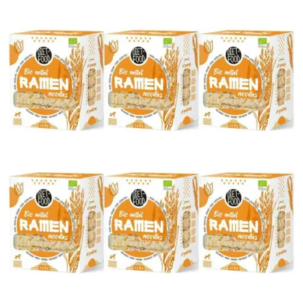6 x Bio Makaron Jaglany Ramen Bezglutenowy 280 g (4x 70 g) - Diet Food