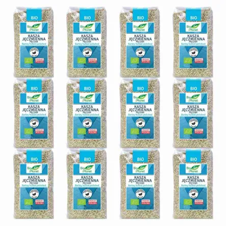 12 x Kasza Jęczmienna Pęczak Bio 500 g - Bio Planet 