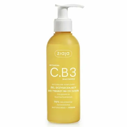 Żel Oczyszczający do Twarzy Witamina C.B3 190 ml - Ziaja