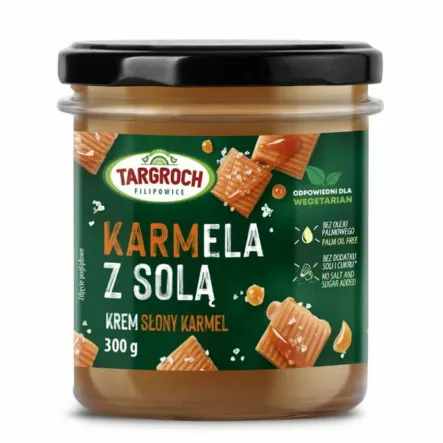 Krem o Smaku Słony Karmel 300 g - Targroch