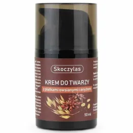 Krem do Twarzy z Płatkami Owsianymi i Anyżem 50 ml - Skoczylas