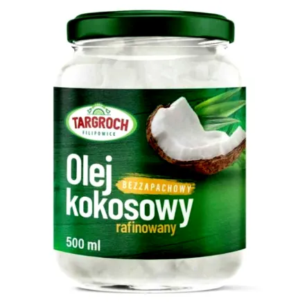 Olej Kokosowy Rafinowany 500 ml - Targroch