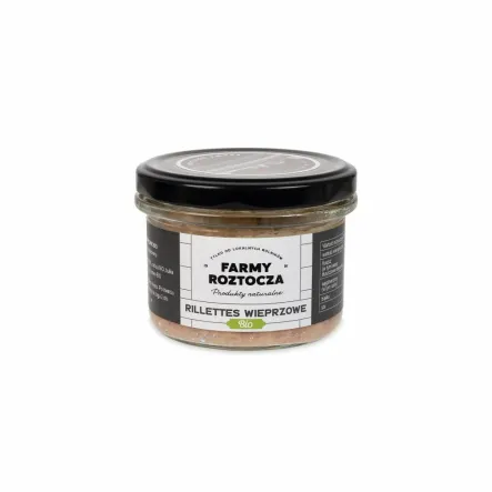 Rillettes Wieprzowe Bio 180 g - Farmy Roztocza - Przecena Krótka Data Minimalnej Trwałości