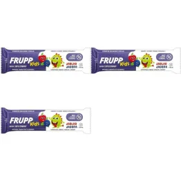 3 x Baton Liofilizowany Jabłko - Jagoda 9 g - Frupp Kids
