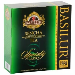Herbata Zielona Sencha 100 Saszetek (150 g) - Basilur