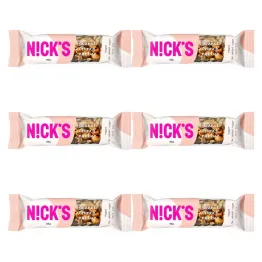 6 x Baton z Orzeszkami Ziemnymi i Czekoladą 40 g - Nicks