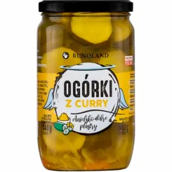 Ogórki z Curry - Anielsko Dobre Plastry 680 g (340 g) -  Runoland