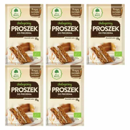 5 x Proszek do Pieczenia Bio 15 g - Dary Natury