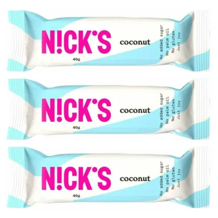 3 x Baton Kokosowy w Czekoladzie Mlecznej 40 g - Nicks