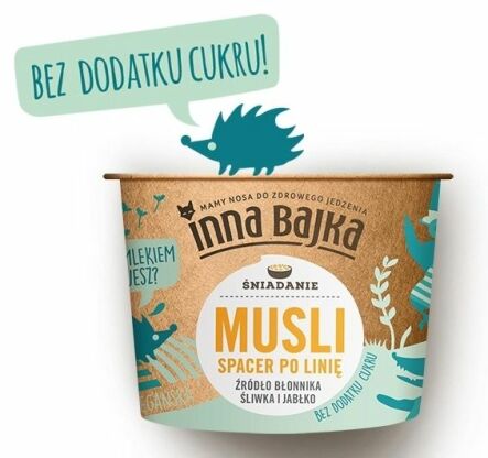 Musli Spacer po Linię 60 g - Inna Bajka - Przecena Krótka Data Minimalnej Trwałości