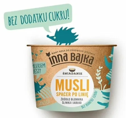 Musli Spacer po Linię 60 g - Inna Bajka - Przecena Krótka Data Minimalnej Trwałości